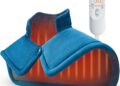 Heating Pad for Neck and Shoulder, Valentines Day Gifts for Him Her Men Women Mom Dad, Electric Heating Pad for Back Pain Relief, Birthday Anniversary Retirement Gifts, Blue