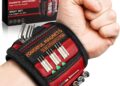 Magnetic Wristband Perfect Stocking Stuffers for Men Women Adults Gifts, Tool Belt Magnet Wrist for Holding Screws Nails Christmas Gadget Birthday Dad Him Husband Who Have Everything Wants Nothing