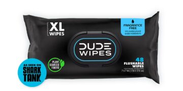 DUDE Wipes Flushable Wipes – 1 Pack, 48 Wipes – Unscented Extra-Large Wet Wipes with Vitamin-E & Aloe for at-Home Use – Septic and Sewer Safe