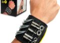 MagSnap Magnetic Wristband by Wrap-It Storage – Wrist Magnet Tool Belt and Screw Holder – Great Tool Gift for Dad