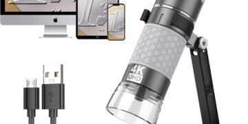 4K HD Wi-Fi Wireless Digital Microscope Camera Magnifier, Compatible for iPhone, iPad, Android Phones and PC