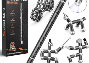 Dusor Gifts for Men Fidget Toys Adults, Gifts for Teens Fidget Pen, Teen Boy Gift Toys for Ages 14 and Up, Multifunction Pen Anniversary Birthday Gift for Men Husband Him Teen Boys Girls Son Daughter