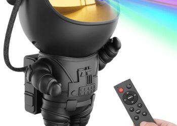 Mooyran Night Light Projector – Cool Stuff Tiktok Trend Items, Galaxy Star Astronaut Space Ceiling Projector, Led Lights for Bedroom Accessories Kids Room Decor, Starry Nebula Lamp