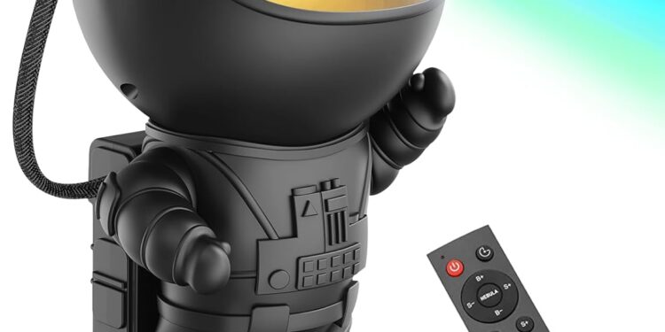 Mooyran Night Light Projector – Cool Stuff Tiktok Trend Items, Galaxy Star Astronaut Space Ceiling Projector, Led Lights for Bedroom Accessories Kids Room Decor, Starry Nebula Lamp