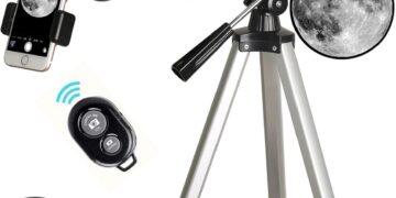 Gskyer Telescope, 70mm Aperture 400mm AZ Mount Astronomical Refracting Telescope for Kids Beginners – Travel Telescope with Carry Bag, Phone Adapter and Wireless Remote.