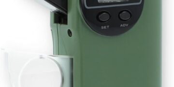 Carson X-Scope Kids 7 Function Multi Purpose Optical Pocket Tool with 30x Microscope, 8x Telescope, 9x Fold-Out Magnifier, Flashlight, Signal Whistle, Directional Compass and Digital Clock (CP-11)