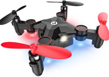 Holy Stone HS190 Foldable Mini Nano RC Drone for Kids Gift Portable Pocket Quadcopter with Altitude Hold 3D Flips and Headless Mode Easy to Fly for Beginners