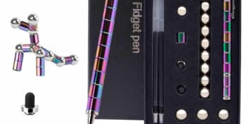 Teen Girl Gifts Trendy Stuff – Cool Fidget Pen Stocking Stuffers for Teen Girls, White Elephant Gifts for Adults, Birthday Gift for Men Him Teenage Boys Girls, Anxiety Relief Items for Office Worker