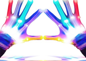 LED Gloves for Kids, Teens & Adults – Finger Light Gloves with 5 Colors/6 Modes – Perfect for 9-12 Year Old Boys & Girls – Ideal for Halloween & Christmas Parties