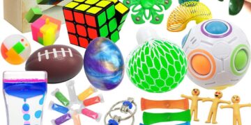 Scientoy Fidget Toy Set, 35 Pcs Sensory Toy for ADD, OCD, Autistic Children, Adults, Anxiety Autism to Stress Relief and Anti Anxiety with Motion Timer, Perfect for Classroom Reward with Gift Box