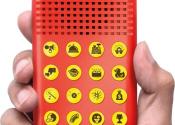 KNUCKLHEAD Sound Effects Machine – 16 Hilarious Sounds – Boys Noise Maker Prank Gifts for Kids- 6 7 8 9 10 Year Old Boy Gifts – Fun Boys Toys for Ages 8-13 – Cool Gadgets for Teens Gift