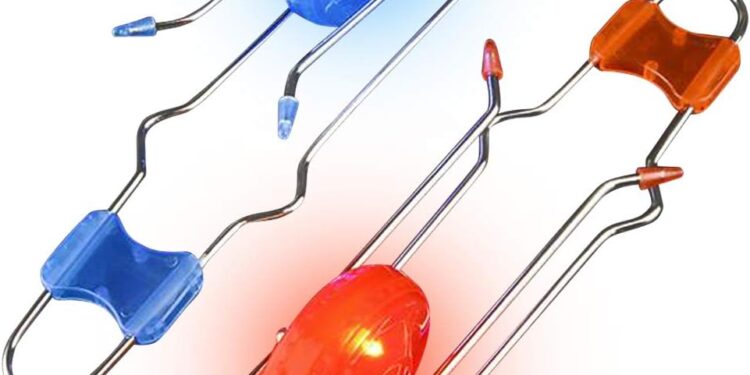 ArtCreativity Retro Light Up Gyro Wheels Toy- 2, 8.5 Inch Gyroscope Rail Twisters, Kids Classic Vintage Nostalgia Yoyo Sensory Fidget Toys, Christmas stocking stuffers for kids, Gift for boys & Girls,