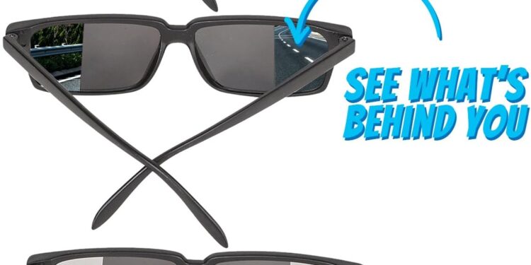 Spy Glasses for Kids in Bulk – (Pack of 3) Spy Sunglasses Rear View to See Behind You, for Fun Party Favors, Spy Gear Detective Gadgets Gift for Boys & Girls Great for Goodie Bags, Carnival Prizes